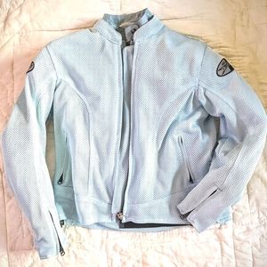 Joe Rocket Women's Light Blue Motorcycle Riding Jacket